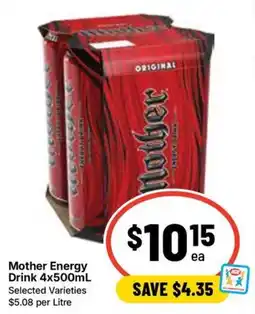Ritchies Mother Energy Drink offer