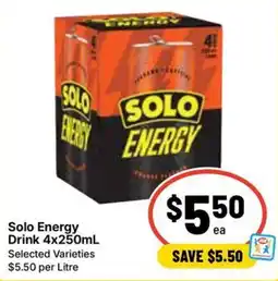 Ritchies Solo Energy Drink offer