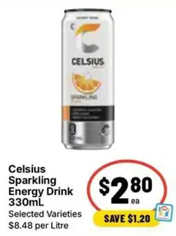 Ritchies Celsius Sparkling Energy Drink offer