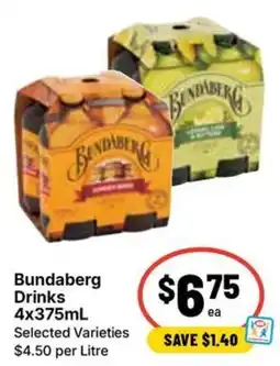 Ritchies Bundaberg Drinks offer