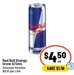 Ritchies Red Bull Energy Drink offer