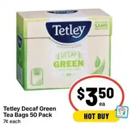 Ritchies Tetley Decaf Green Tea Bags offer