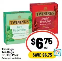 Ritchies Twinings Tea Bags offer