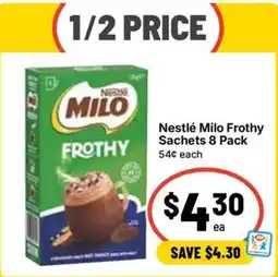 Ritchies Nestlé Milo Frothy offer