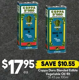 Drakes Coppa D'Oro Blended Edible Vegetable Oil offer