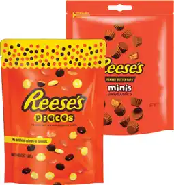 IGA Reeseʼs Chocolate Share Bag 120‑150g Selected Varieties offer
