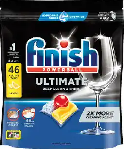 IGA Finish Ultimate Dishwashing Tablets Lemon offer