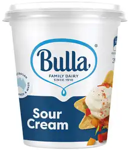 IGA Bulla Light Sour Cream or Light Sour Cream 200mL offer