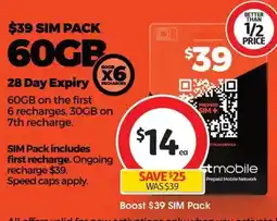 Coles SIM Pack offer
