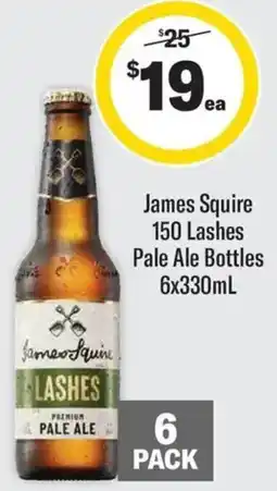 Coles James Squire Lashes Pale Ale offer