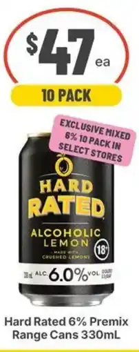 IGA Liquor Hard Rated Alcoholic Lemon offer