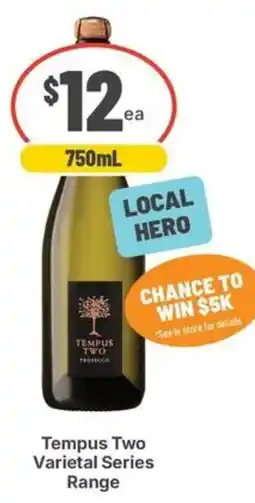 IGA Liquor Tempus Two Varietal Series Range offer