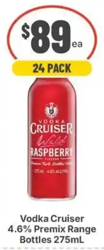 IGA Liquor Vodka Cruiser Wild Raspberry offer