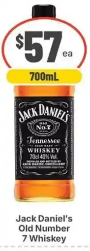 IGA Liquor Jack Daniel's Old Number 7 Whiskey offer