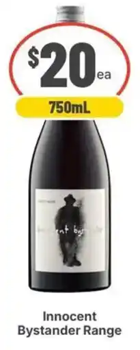 IGA Liquor Innocent Bystander Range offer