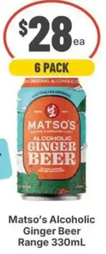IGA Liquor Matso's Alcoholic Ginger Beer offer