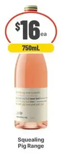 IGA Liquor Squealing Pig Range offer