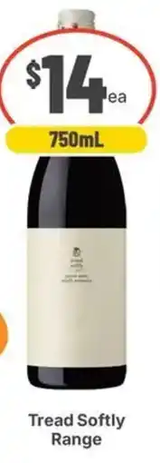 IGA Liquor Tread Softly Range offer