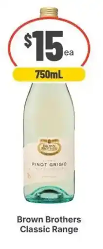 IGA Liquor Brown Brothers Pinot Grigio offer