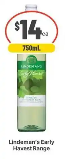 IGA Liquor Lindeman's Early Harvest offer