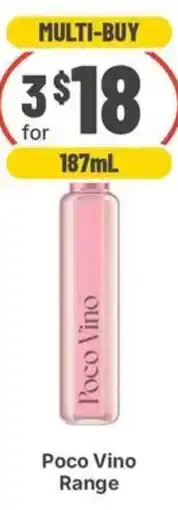 IGA Liquor Poco Vino Range offer
