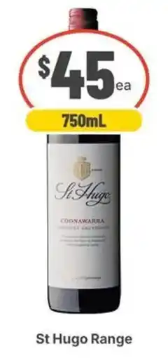 IGA Liquor St Hugo Coonawarra Shiraz offer