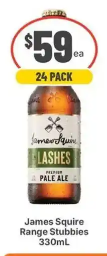 IGA Liquor James Squire Range Stubbies offer