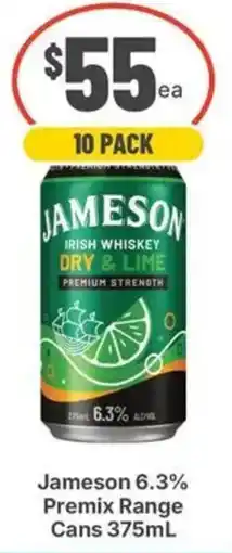 IGA Liquor Jameson Irish Whiskey Dry & Lime offer