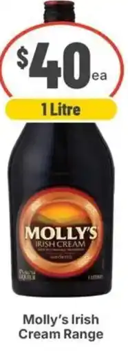 IGA Liquor Molly's Irish Cream offer
