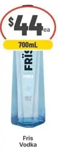 IGA Liquor Fris Vodka offer