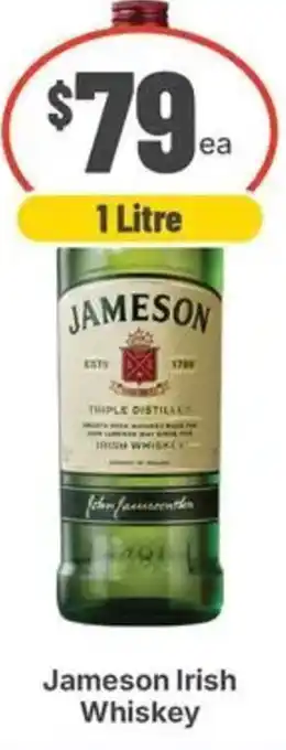 IGA Liquor Jameson Irish Whiskey offer