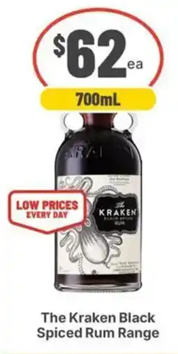 IGA Liquor The Kraken Black Spiced Rum offer