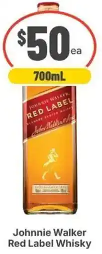 IGA Liquor Johnnie Walker Red Label Whisky offer
