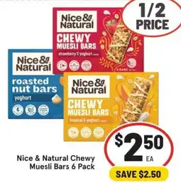 IGA Nice & Natural Chewy Muesli Bars offer