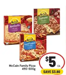 IGA McCain Family Pizza offer