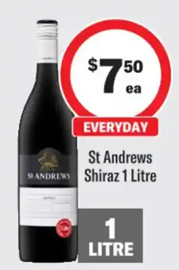 Liquorland St Andrews Shiraz offer