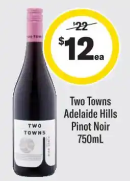 Liquorland Two Towns Adelaide Hills Pinot Noir offer