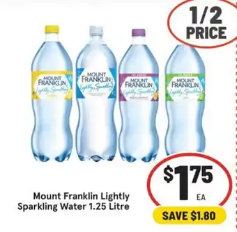 Mount Franklin Lightly Sparkling Water