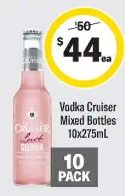 Liquorland Vodka Cruiser Mixed Bottles offer