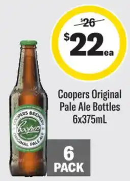 Liquorland Coopers Original Pale Ale Bottles offer