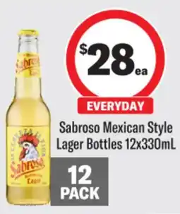 Liquorland Sabroso Mexican Style Lager Bottles offer
