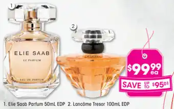 Elie Saab Parfum 50ml, Lancome Tresor 100ml