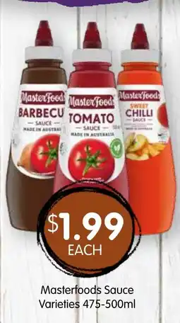 Spudshed Masterfoods Sauce Varieties offer