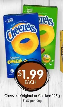 Spudshed Cheezels Original or Chicken offer