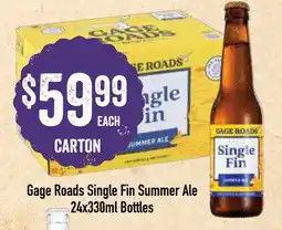 Spudshed Gage Roads Single Fin Summer Ale offer