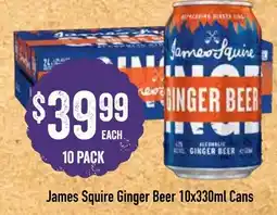 Spudshed James Squire Ginger Beer offer