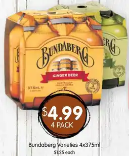 Spudshed Bundaberg Varieties offer