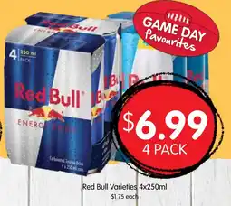 Spudshed Red Bull Varieties offer