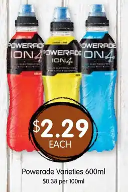 Spudshed Powerade Varieties offer