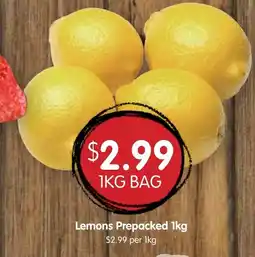 Spudshed Lemons Prepacked offer